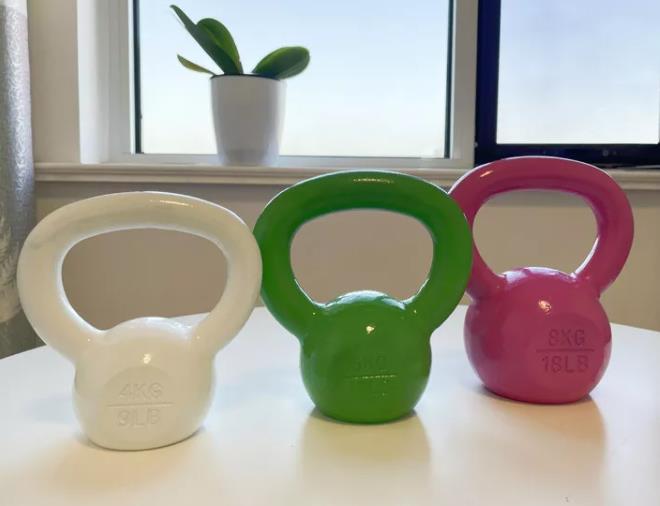 Apa kaluwihan bocah-bocah wadon Cast Iron Kettlebells?