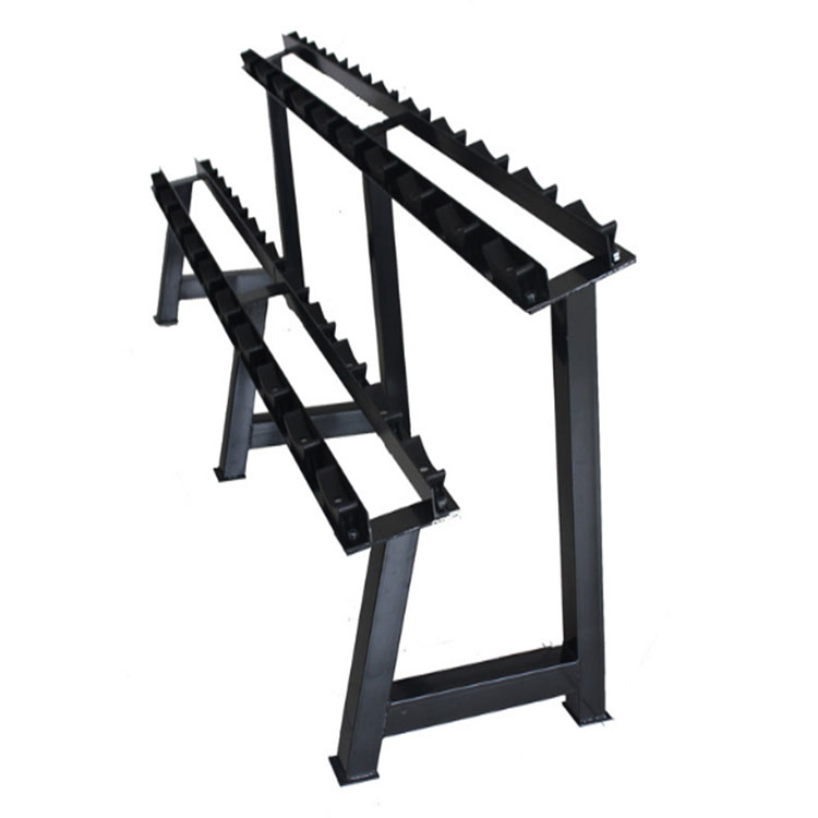 HEX Dumbbell Storage Rack Peralatan Gym Hex Dumbbell Set Rack Kanggo Sepuluh Pasangan